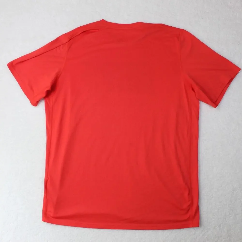 LOT Nike Shirts Mens XL Dri FIT Performance White Red Combat Mode Athletic Gym